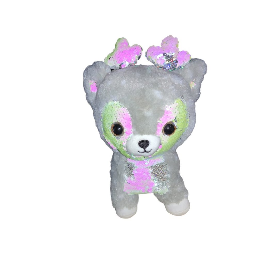 Flip Sequin Gray Fawn Deer